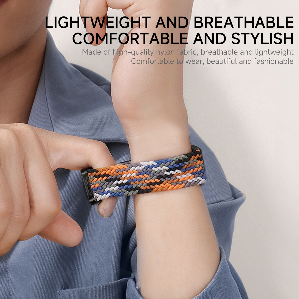 Magnetic Nylon Strap for Samsu - مراجعة Solo Loop Strap وسعره