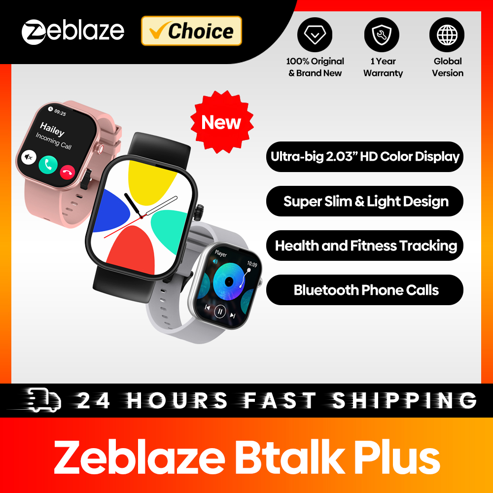 New Zeblaze Btalk Plus Voice C - مراجعة Smartwatch X12 وسعره
