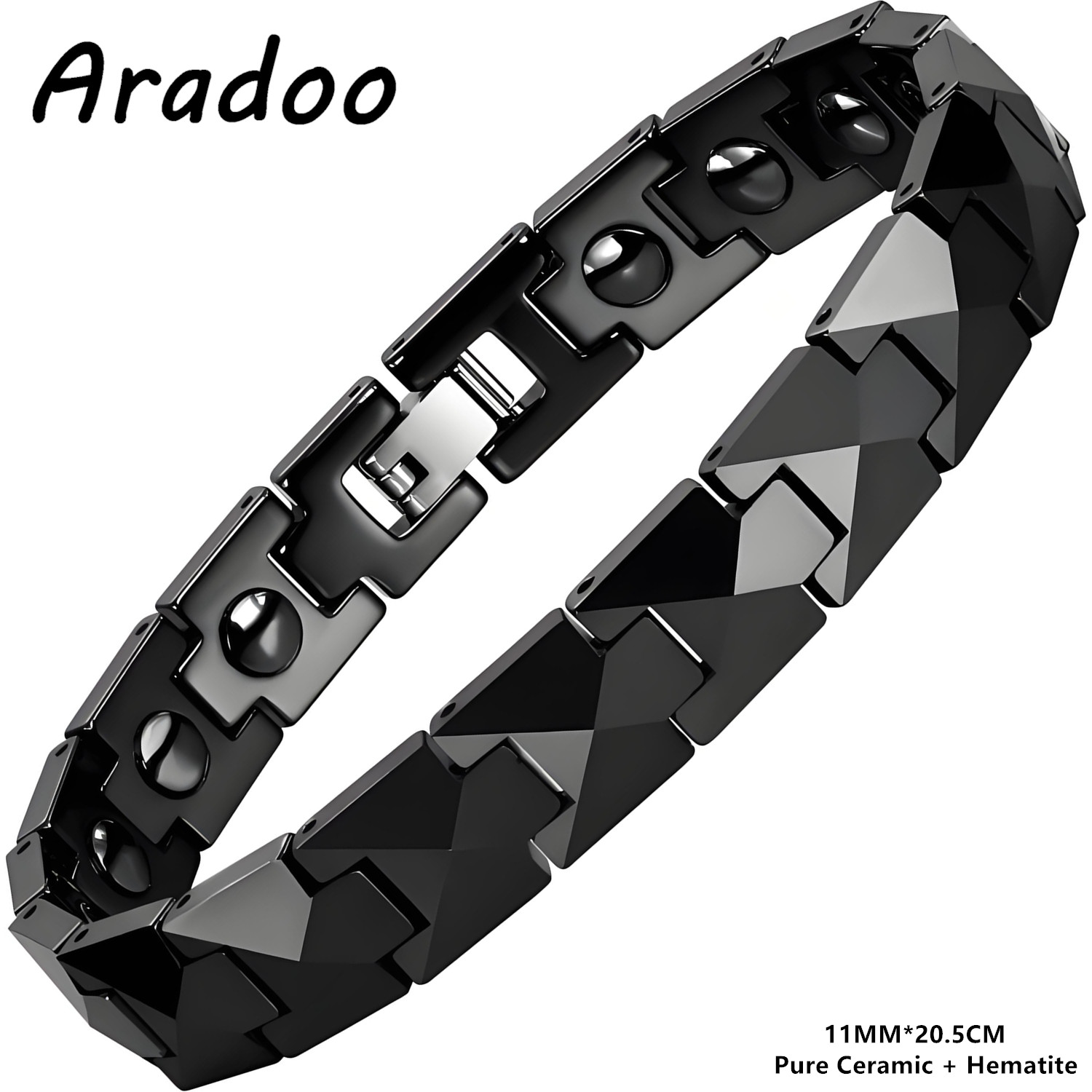 ARADOO Premium Ceramic Bracele - مراجعة Ceramic Link Bracelet وسعره