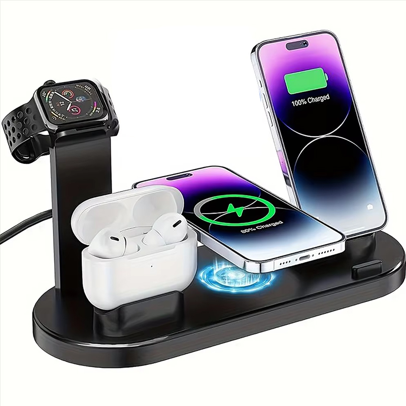 7 in 1 Wireless Charger Stand  - مراجعة Smartwatch Ac وسعره