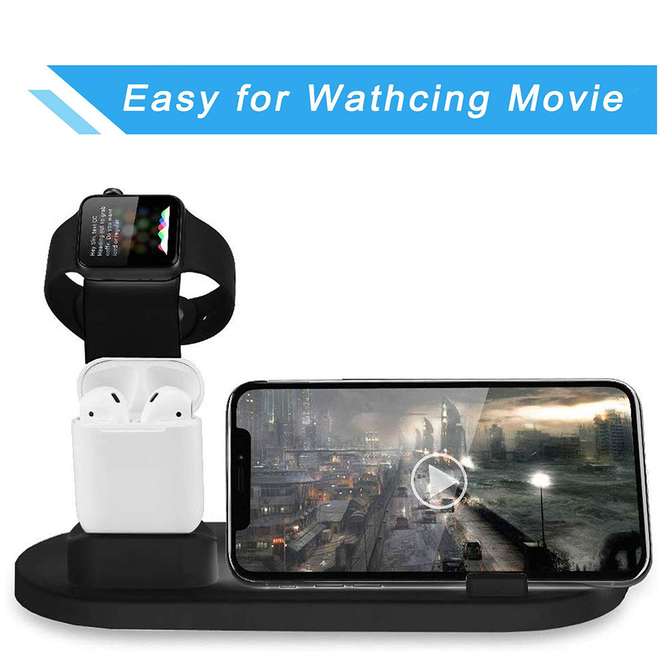 7 in 1 Wireless Charger Stand  - مراجعة Smartwatch Ac وسعره