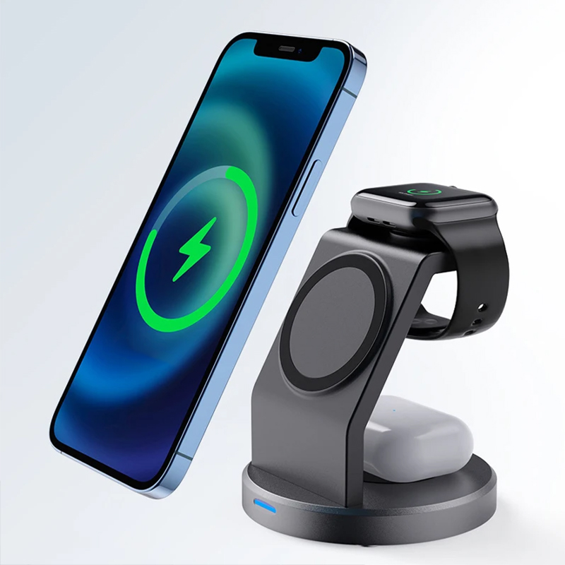 3 In 1 Wireless Charger Stand  - مراجعة Smartwatch Ac وسعره