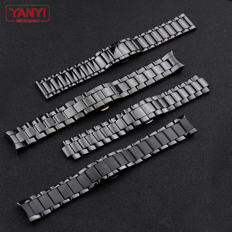 Ceramic Watchband  22mm Strap  - مراجعة Ceramic Link Bracelet وسعره
