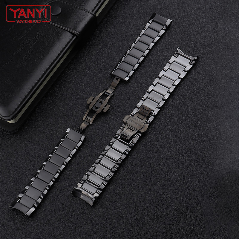 Ceramic Watchband  22mm Strap  - مراجعة Ceramic Link Bracelet وسعره