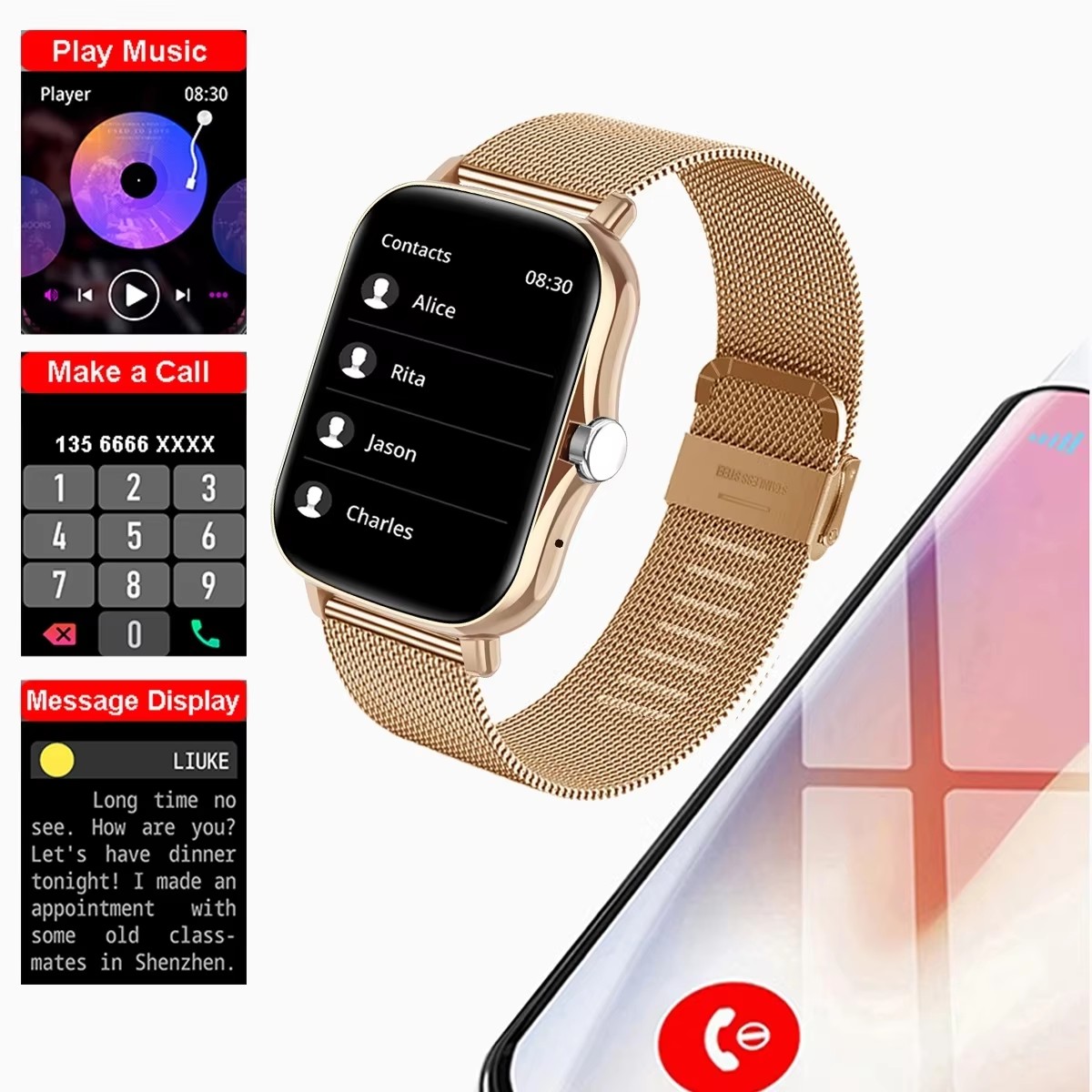 2026 New Multifunctional Smart - مراجعة Android Smartwatch Accessories وسعره
