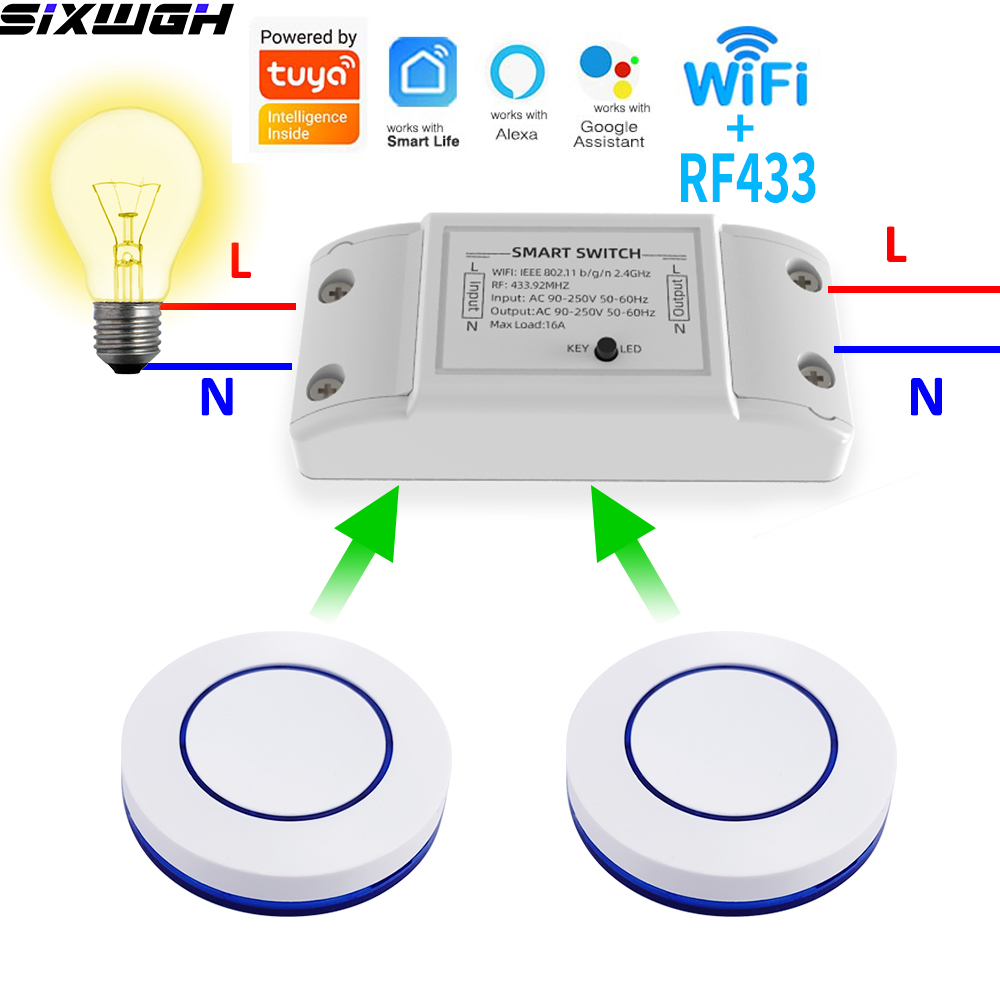 16A WiFi Tuya Smart Switch Wir - مراجعة Smart Accessories وسعره