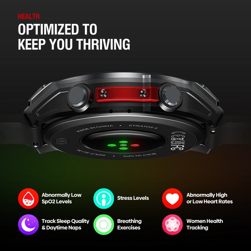 NEW Zeblaze Stratos 4 GPS Smar - مراجعة Smartwatch X12 وسعره