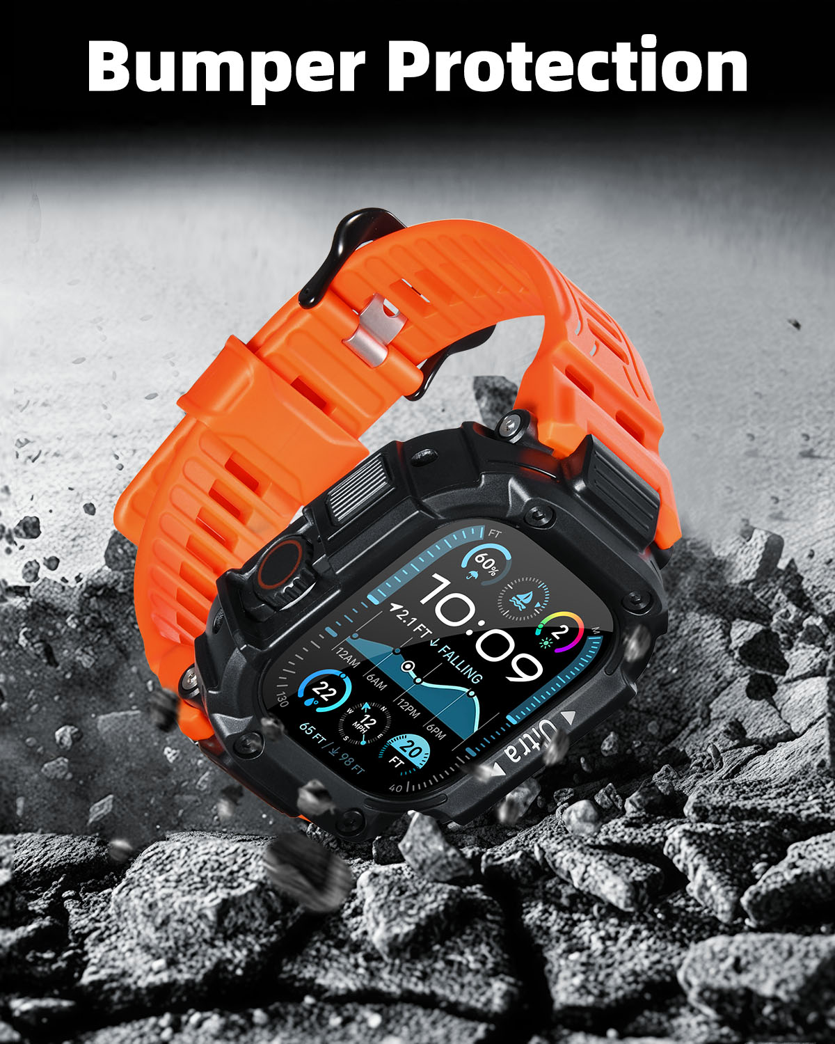 Oatsbasf for Apple Watch Ultra - مراجعة Watch Case Bumper وسعره
