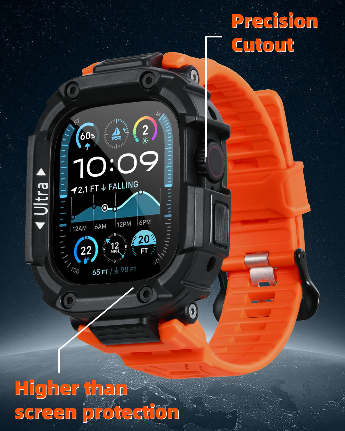 Oatsbasf for Apple Watch Ultra - مراجعة Watch Case Bumper وسعره