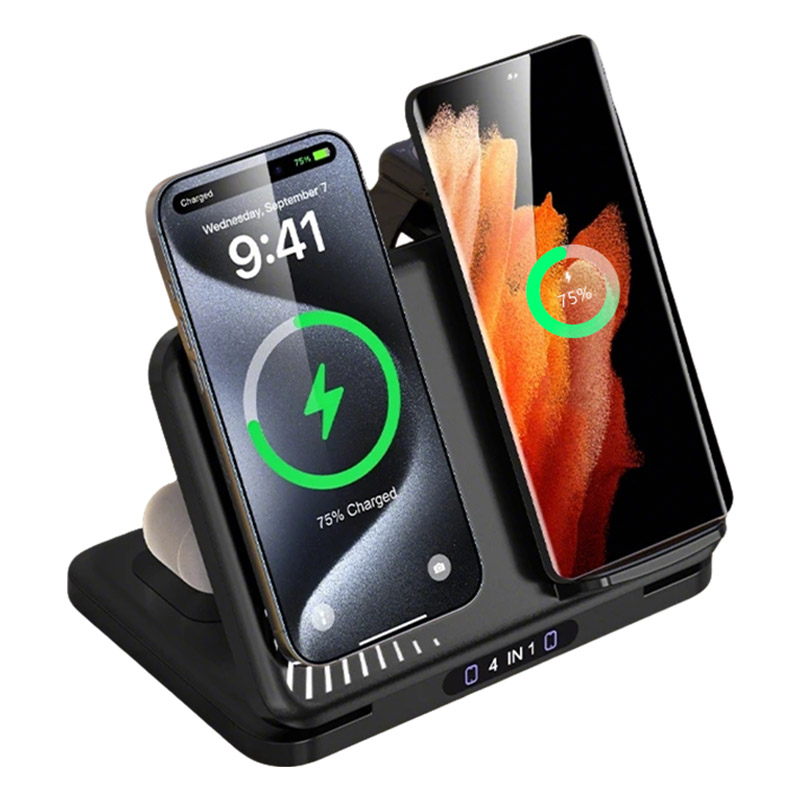 4 in 1 Dual Phone Wireless Cha - مراجعة Smartwatch Ac وسعره