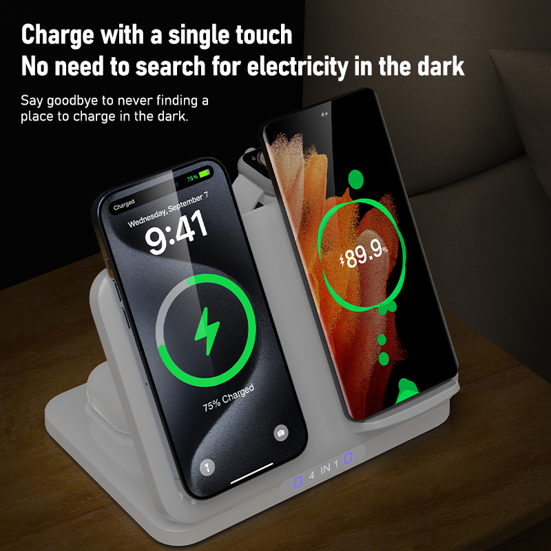 4 in 1 Dual Phone Wireless Cha - مراجعة Smartwatch Ac وسعره