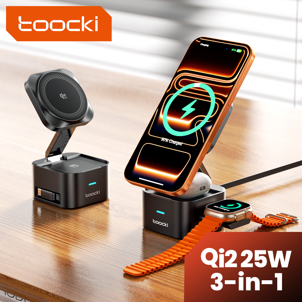 Toocki QI2.2 25W Wireless Char - مراجعة Smartwatch Ac وسعره