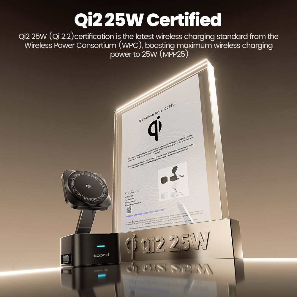Toocki QI2.2 25W Wireless Char - مراجعة Smartwatch Ac وسعره