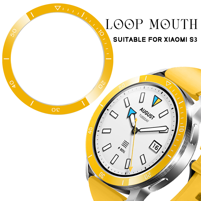 Bezel Ring For Xiaomi Watch S3 - مراجعة Xiaomi Smartwatch S3 Accessories وسعره