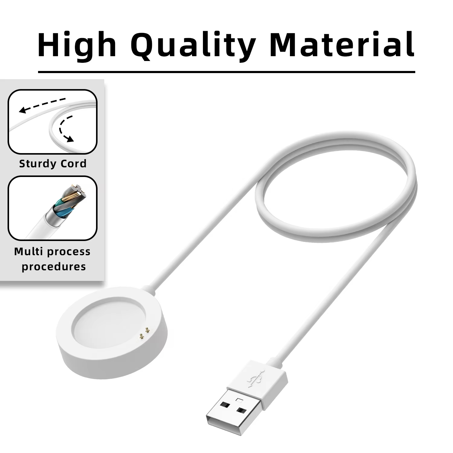 Magnetic USB Charging Cable fo - مراجعة Xiaomi Smartwatch S3 Accessories وسعره