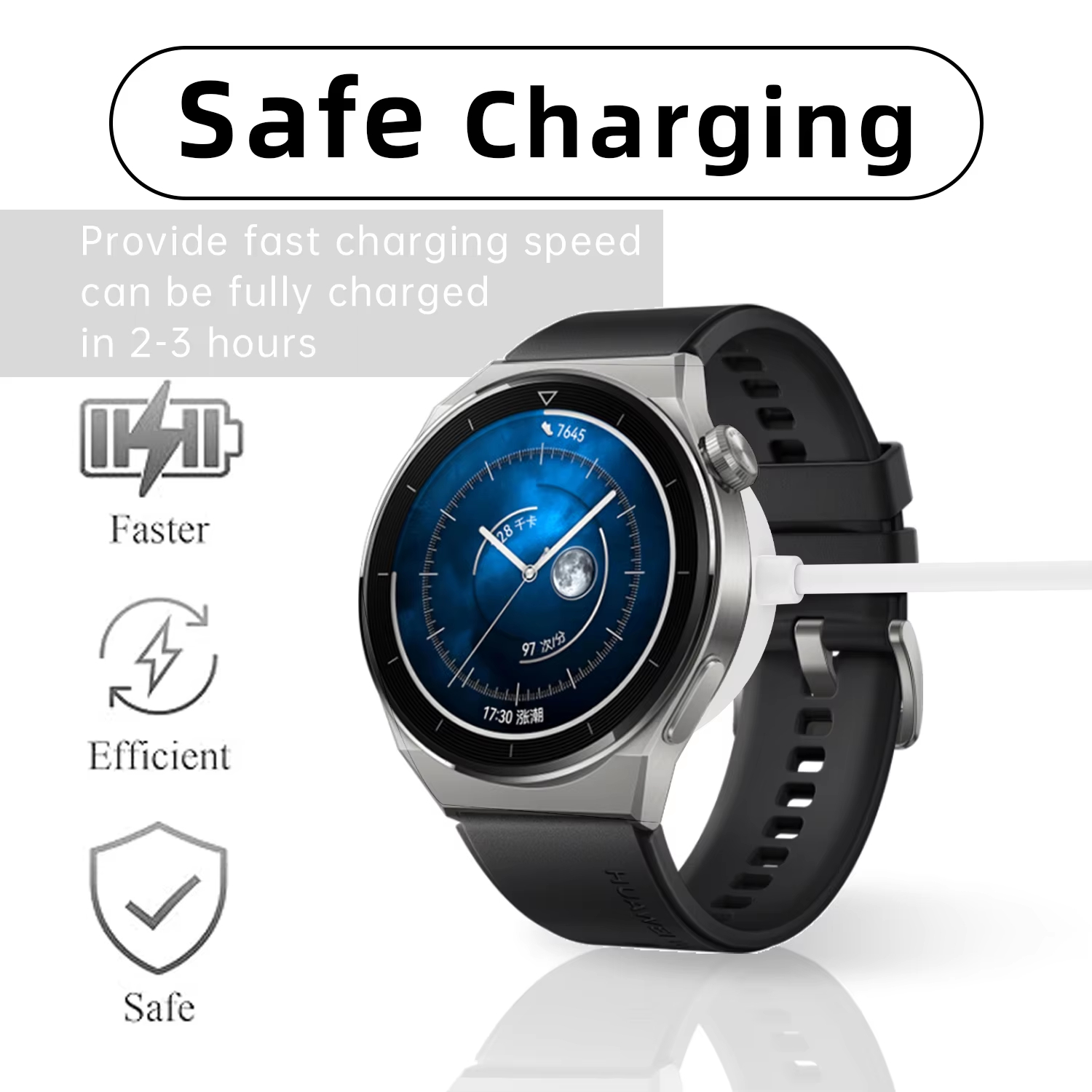 Magnetic USB Charging Cable fo - مراجعة Xiaomi Smartwatch S3 Accessories وسعره