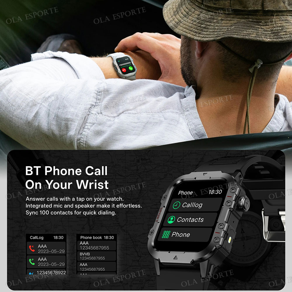 New Military Smart Watch Men I - مراجعة Smartwatch X12 وسعره