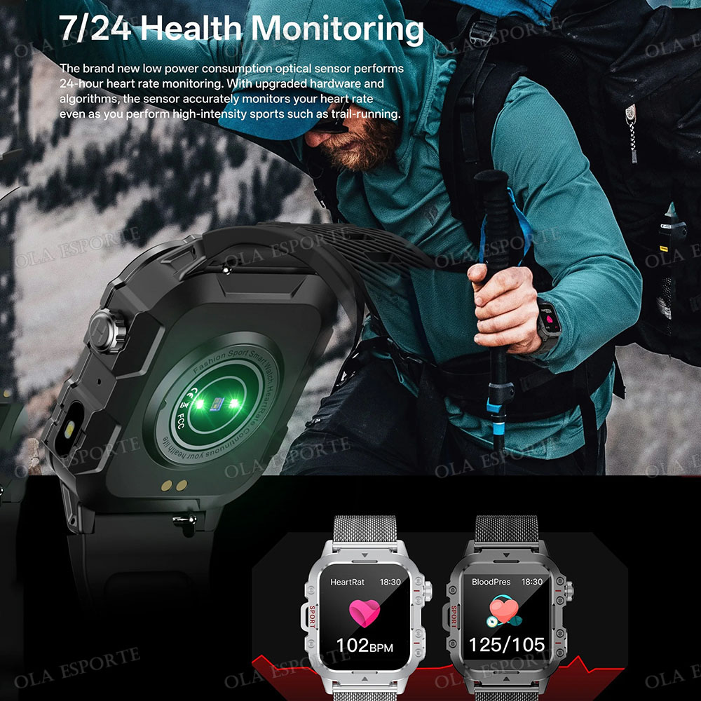 New Military Smart Watch Men I - مراجعة Smartwatch X12 وسعره