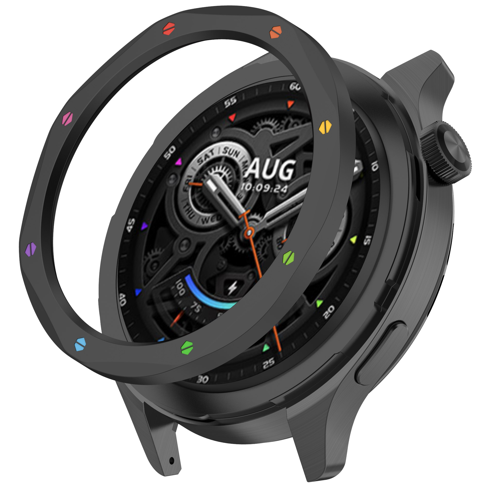 Metal Bezel Ring Case For Xiao - مراجعة Xiaomi Smartwatch S3 Accessories وسعره