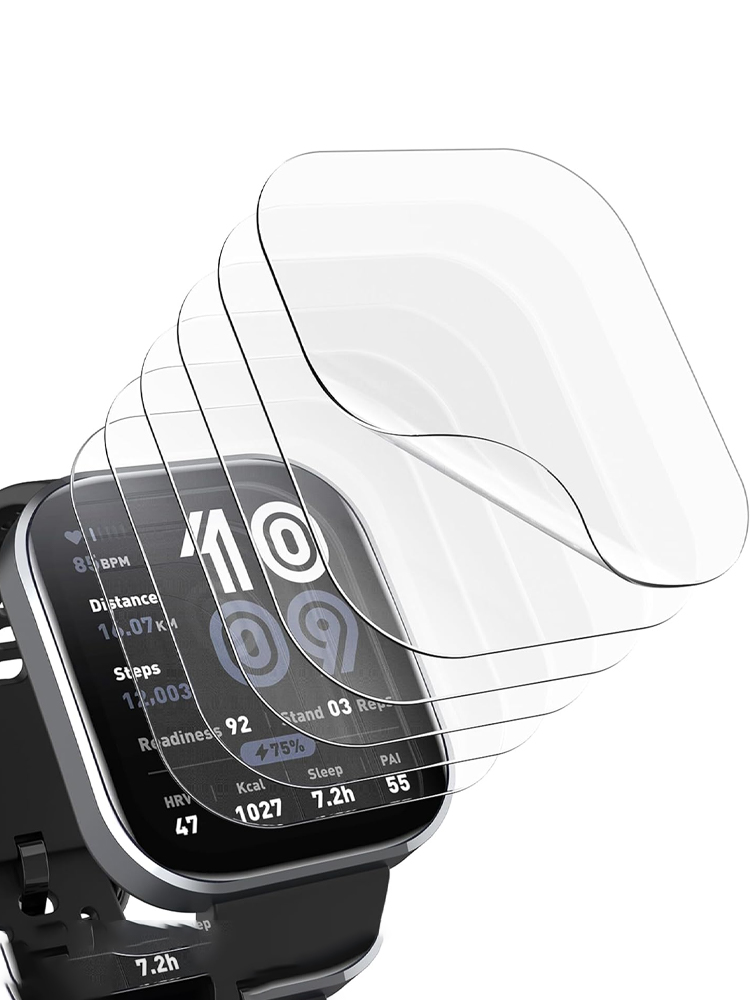 Screen Protector for Amazfit b - مراجعة Watch Case Bumper وسعره