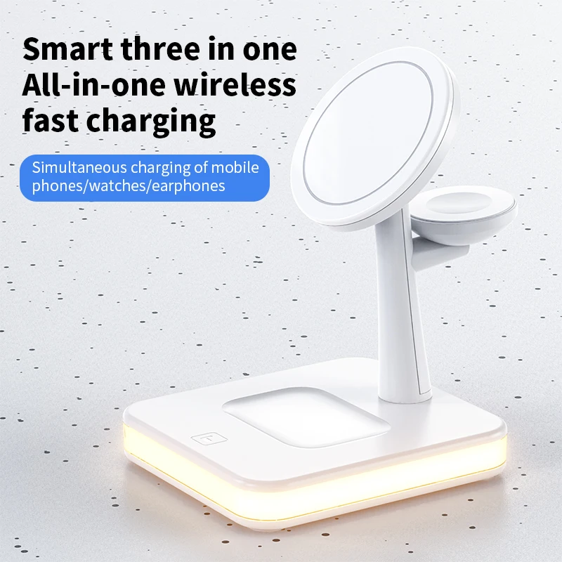 3 in 1 Wireless Chargers Stand - مراجعة Smartwatch Ac وسعره