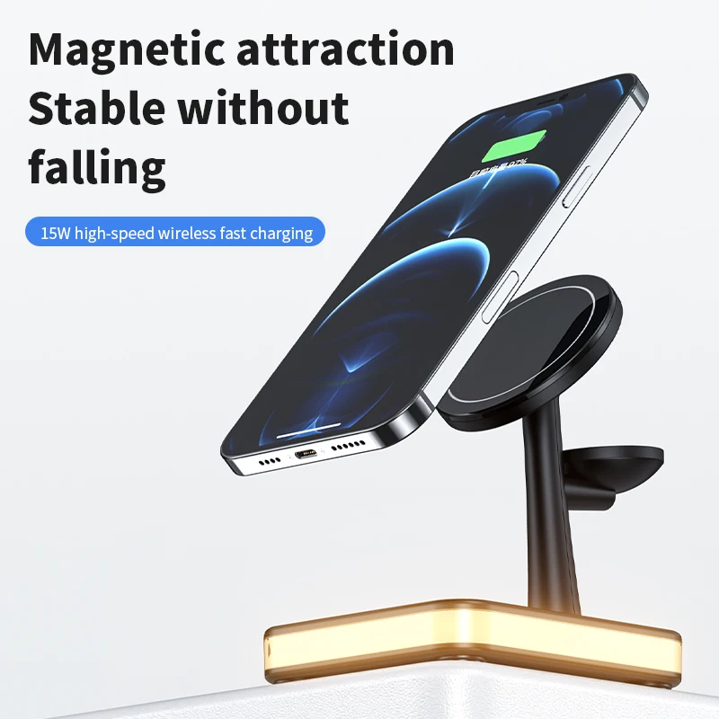 3 in 1 Wireless Chargers Stand - مراجعة Smartwatch Ac وسعره
