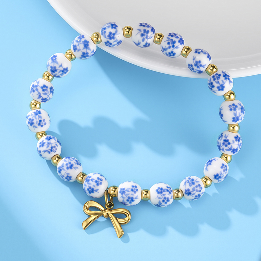 Colorful Ceramic Bead Bracelet - مراجعة Ceramic Link Bracelet وسعره