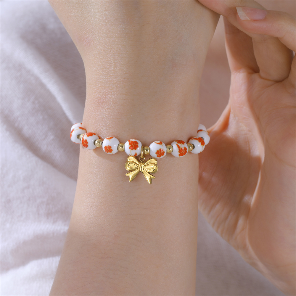 Colorful Ceramic Bead Bracelet - مراجعة Ceramic Link Bracelet وسعره