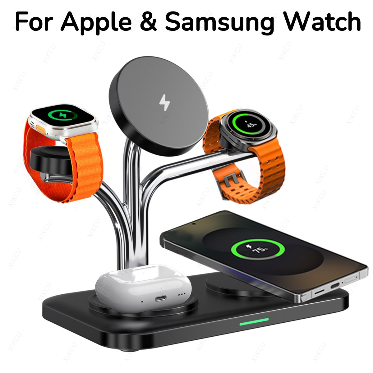 5 IN 1 Magnetic Wireless Charg - مراجعة Smartwatch Ac وسعره