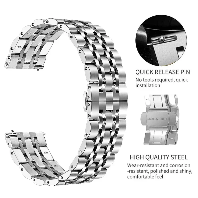 Metal Bracelet Strap For Xiaom - مراجعة Xiaomi Smartwatch S3 Accessories وسعره