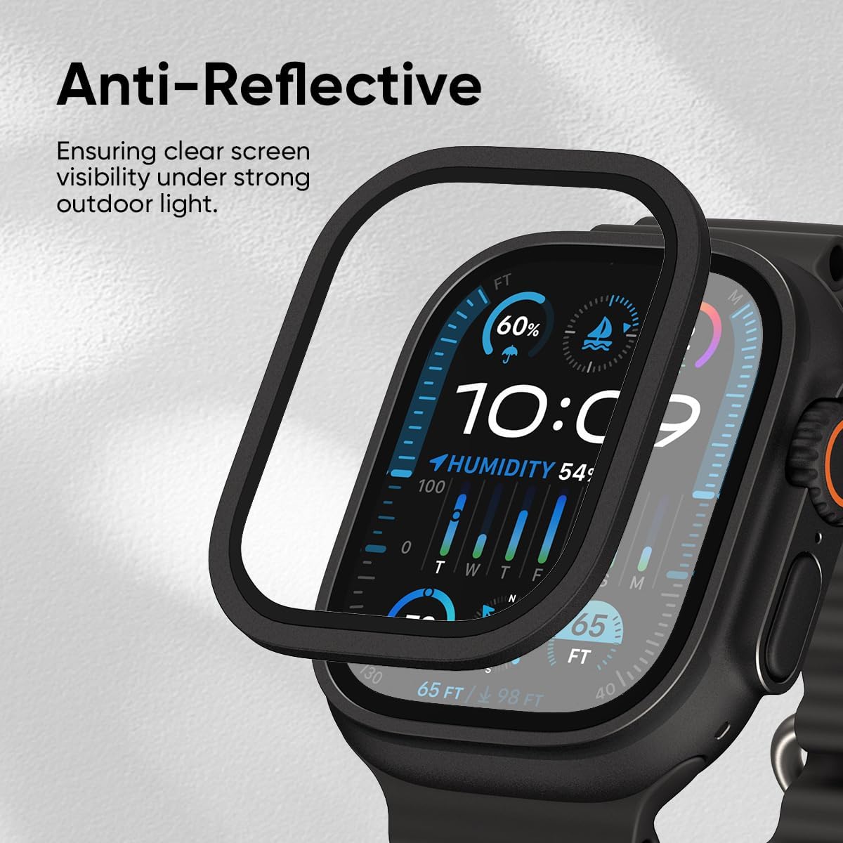 Tempered Glass Film For Apple  - مراجعة Watch Case Bumper وسعره