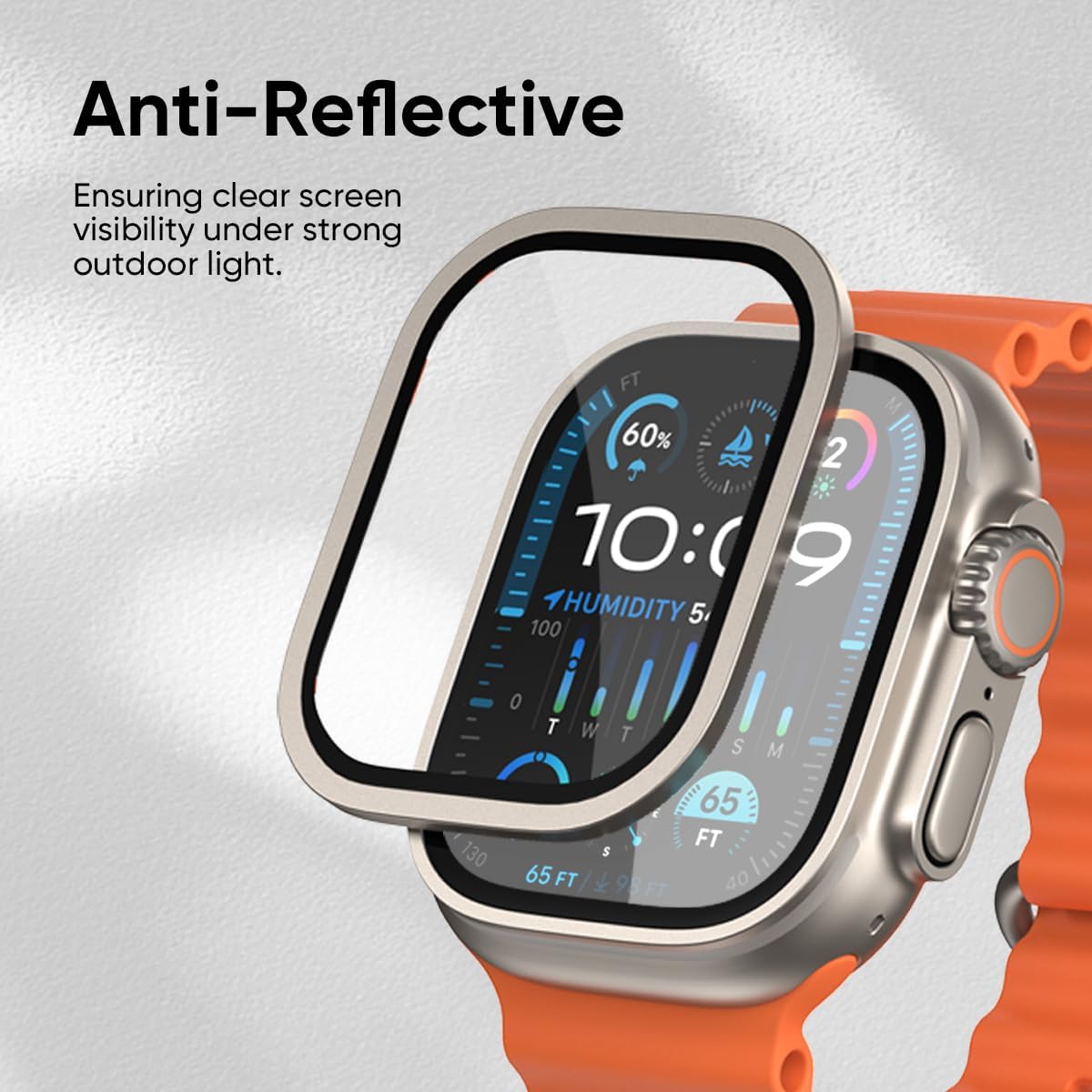 Tempered Glass Film For Apple  - مراجعة Watch Case Bumper وسعره
