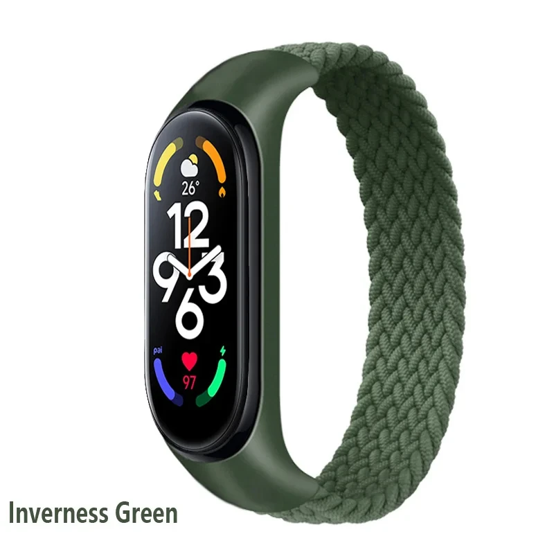 Strap for Mi band 7 8 6 5 Nylo - مراجعة Solo Loop Strap وسعره