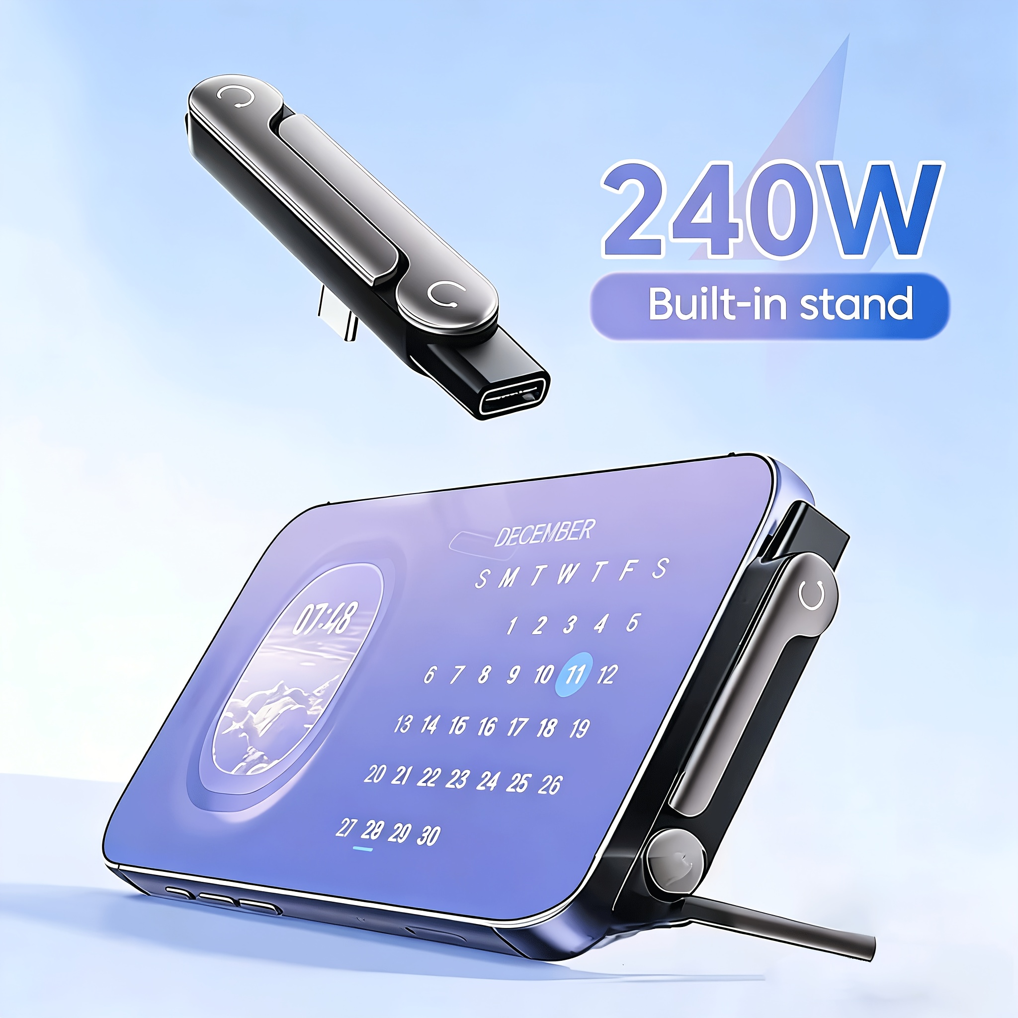 2Pcs 90° Angled 240W Fast Char - مراجعة Magnetic Charging Stand وسعره