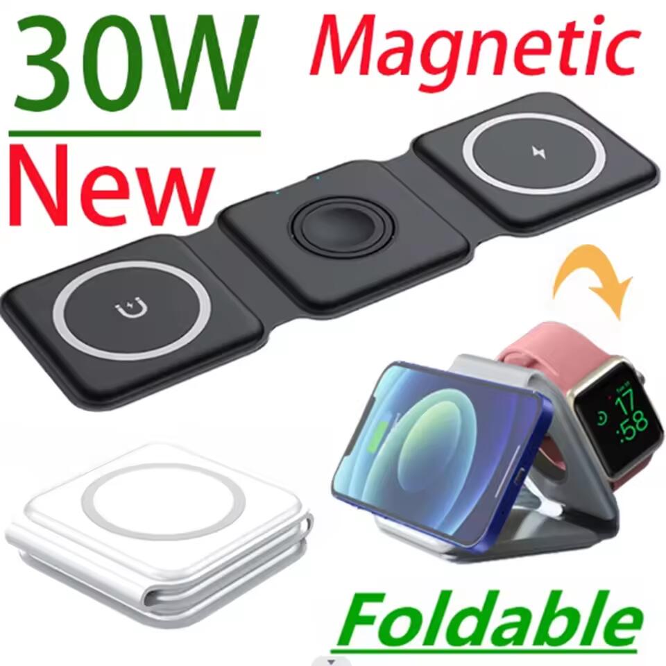 3 in 1 Portable Magnetic Wirel - مراجعة Smartwatch Ac وسعره